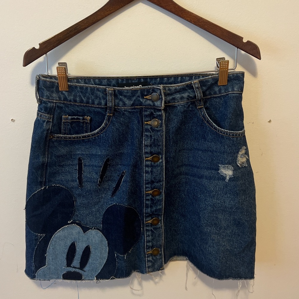 Desigual Mickey Skirt (Size M)